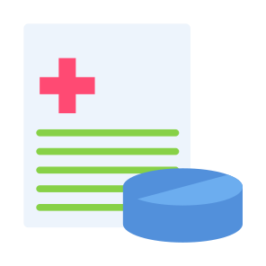 Prescription, Medicine, Medication, Pills, Medical Report  icon