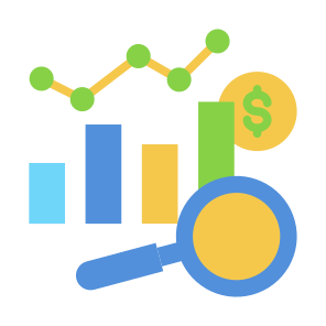 Analyzing, Search, Statistics, Analysis, Analytics icon