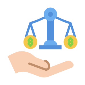 Balance, Scale, Equality, Economy, Money icon