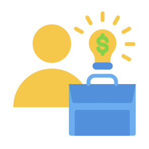 Businessman, Money, People, Financial, Investor icon