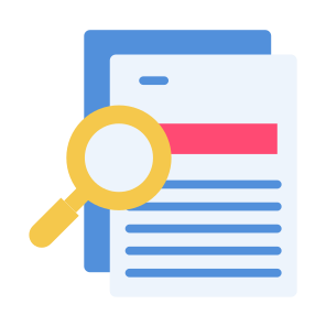 Evaluating, Search, Investigation, Evaluate, Inspection icon