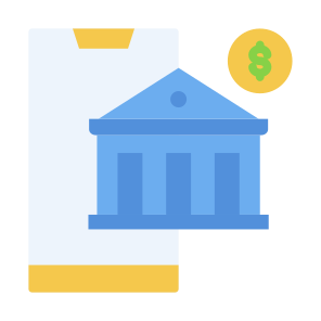 Mobile Banking, Money, Digital, Online, Bank icon