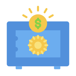 Private, Money, Security, Safe, Vault icon