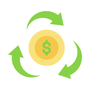 Transaction,  Transfer, Flow, Circulation, Cash Flow icon