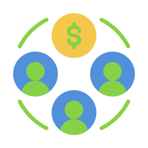 Connection, Consortium, Team, Network, Group, Investor icon