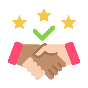 Customer Relationship, Relationship, Trusted, Agreement, Collaboration, Rating icon