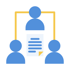 Delegation Tasks, User, Management, Assign, Tasks, Delegation  icon