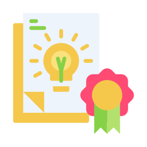 Intellectual Property, Document, Certificate, License, Certification, Patent  icon