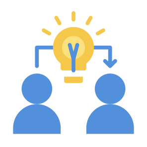 Knowledge Transfer, Knowledge, Creative, Idea, Exchange Ideas, Sharing icon