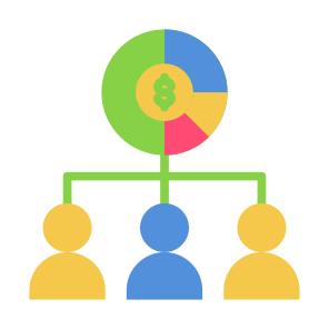 Profit Sharing, Profit, Equity, Income, Sharing, Money  icon