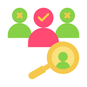 Selection, Select, Choice, Team, Recruitment, Screening icon