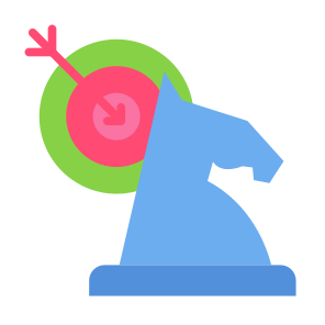 Strategic Planning, Goal, Strategy, Objective, Planning, Targeting icon