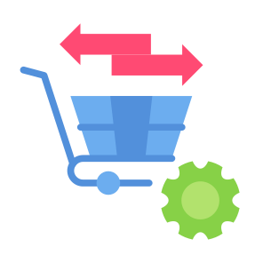 Supply Demand, Supply, Management, Purchase, Shopping Cart, Procurement   icon
