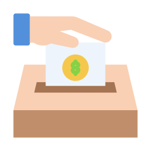 Elections, Money, Vote, Politics, Bribe icon