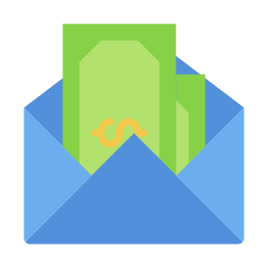 Envelope, Money, Corruption, Bribe, Illicit icon