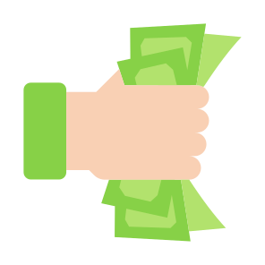 Money Corruption, Banknote, Money, Hand, Cash icon