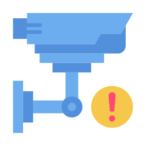 Surveillance, Technology, Security,  Security Camera, Sign icon