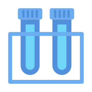 Blood Sample, Blood Test, Blood, Test Tube, Blood Tube, Treatment, Symptom, Precaution icon