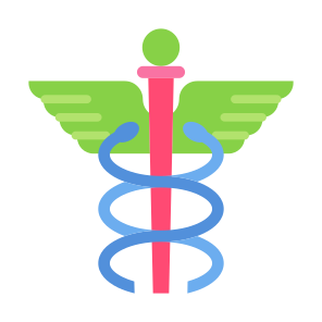 Caduceus, Doctor, Cane, Medical, Serpents  icon
