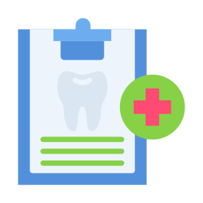 Medical Record, Healthcare, Medical, Dental Care, Dentist, Tooth, Teeth, Clipboard icon