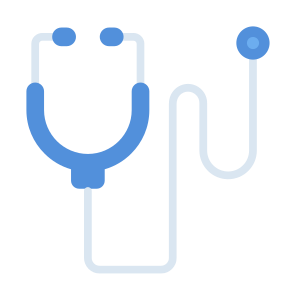 Stethoscope, Medical Tool, Medical Equipment, Physician, Phonendoscope  icon