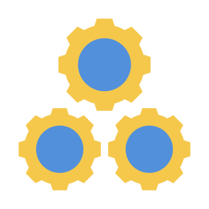Gears, Cogwheel, Machine, Settings, Process icon