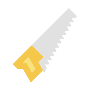 Handsaw, Cutting, Wood, Carpentry, Wood Work icon