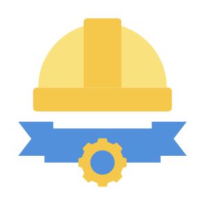 Labor Day, Ribbon, Helmet, Worker, Hard Hat icon