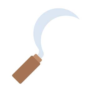 Sickle, Cutting, Equipment, Agriculture, Farming And Gardening icon
