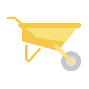 Wheelbarrow, Tool, Farm, Barrow, Farming And Gardening icon