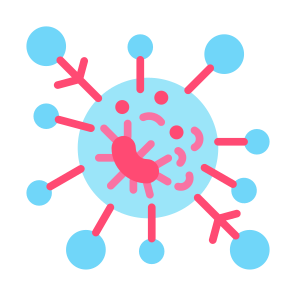 Cancer, Cell, Tumor, Bacteria, Illness icon