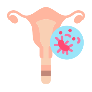 Cervical, Cancer, Cells, Uterus, Female Organs icon