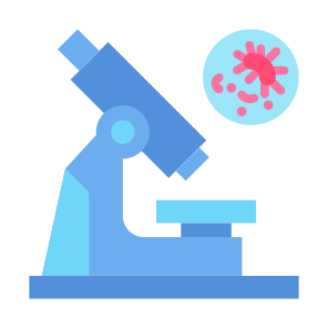 Research, Cancer, Observation, Cell, Microscope  icon