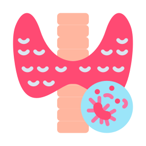 Thyroid, Cancer, Disease, Illness, Cancer Cell icon