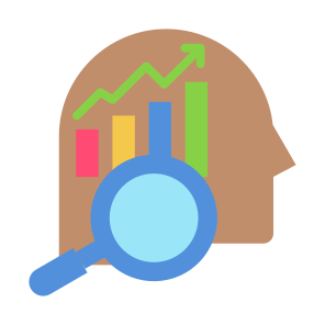 Analytical Skills, Head, Improvement, Growth, Analytical icon