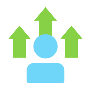 Improvement, Career, Growth, Skills, Success icon