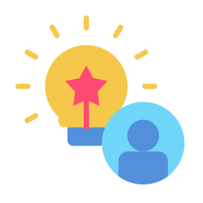 Inspiration, Employee, Creativity, Solution, Innovation  icon