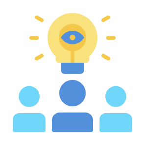 Vision, People, Eye, Employee, Teamwork  icon