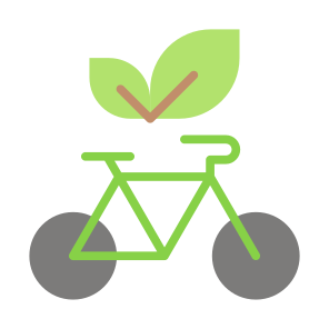 Eco Bike, Go Green, Bicycle, Eco Friendly, Ecology, Transportation, Eco, Bike icon