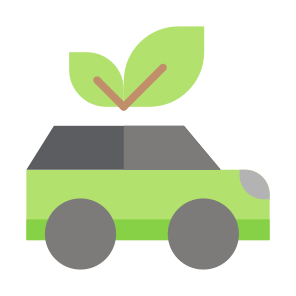 Eco Car, Go Green, Green Energy, Hybrid, Environment, Ecology, Transportation, Renewable Energy icon