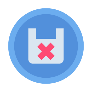 No Plastic, Plastic, Tire, Contamination, Pollution, Ecology, Environment icon