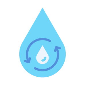 Recycling Water, Water, Water Cycle, Cycle, Ecology , Recycle, Recycling, Ecology And Environment icon