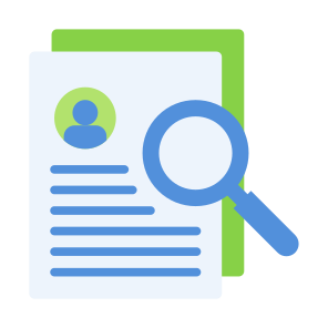 Background Check , Analysis, Employee, Curriculum Vitae, Hiring, Recruitment icon