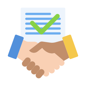 Contract Agreement, Contract, Agreement, Negotiate, Accepted, Document icon