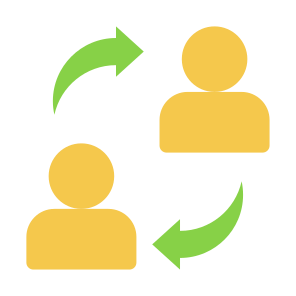 Employee Rotation, Employee, Rotation, Worker, Change, Shift icon