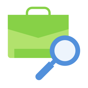 Job Search, Job, Search, Portfolio, Job Seeker, Recruitment icon