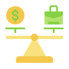 Job Stability, Job, Stability, Balance, Income icon