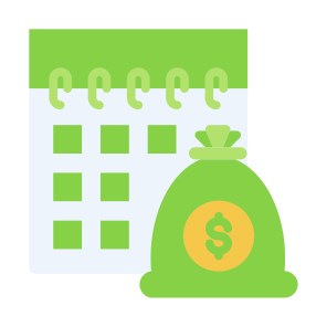 Salary Day, Payday, Payment, Salary, Calendar, Schedule icon