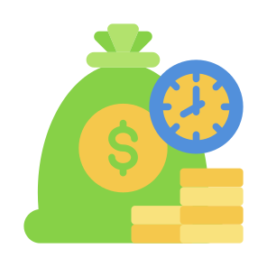 Time Payment, Time, Pay, Payment, Salary, Wage icon