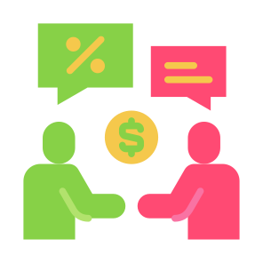 Bargain, Deal, Price, Negotiate, Discount, Offer icon